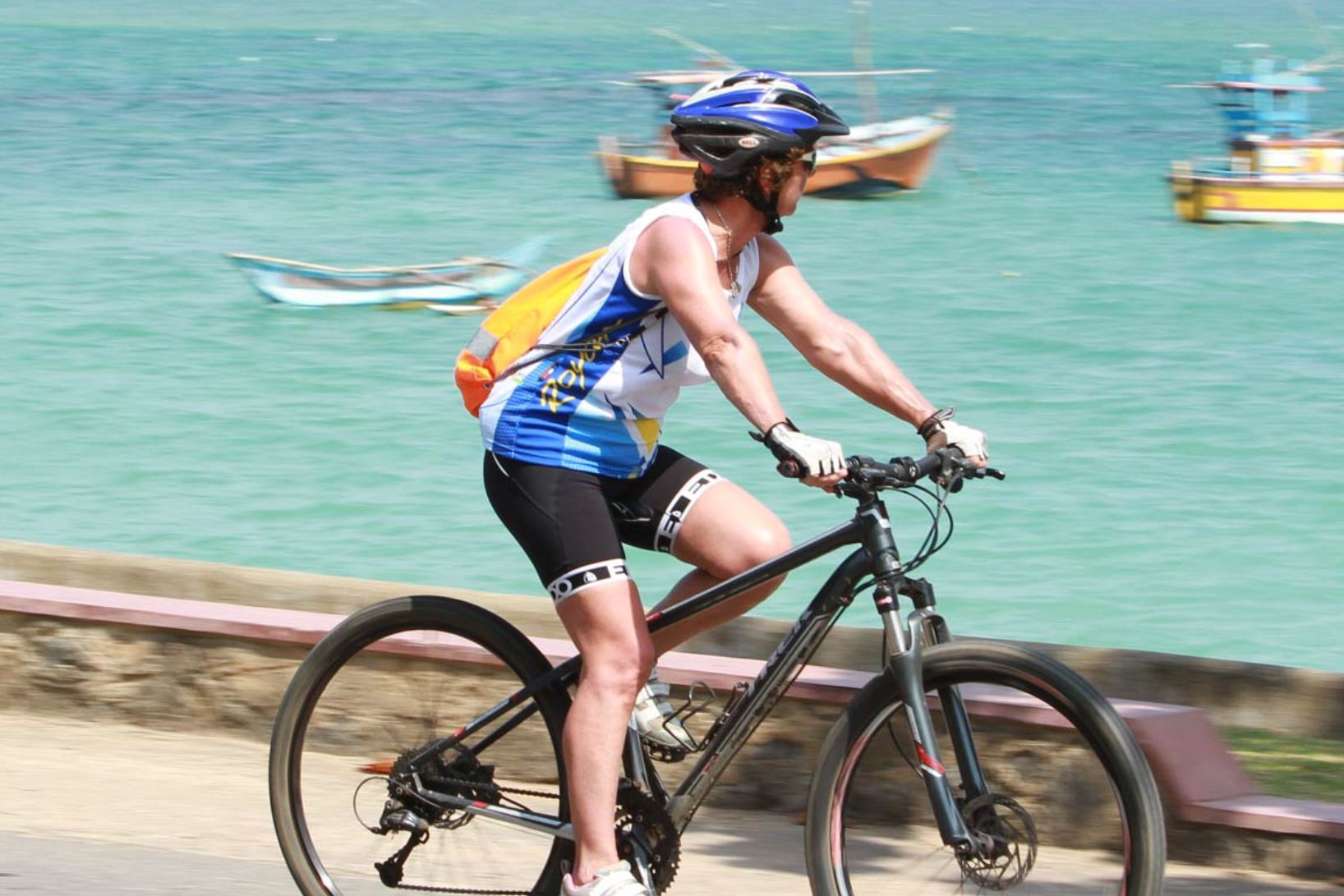 Cycling experience at coastal areas 