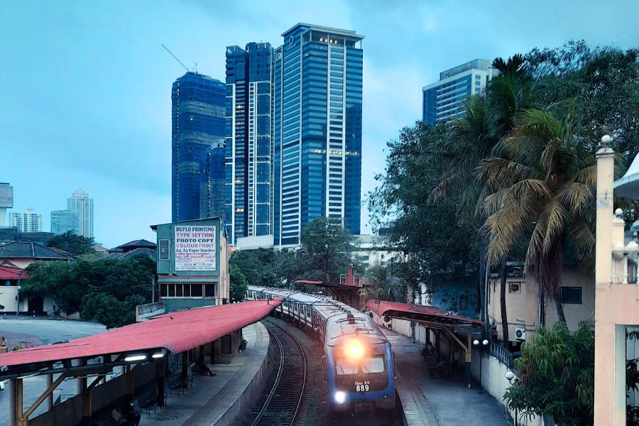 Colombo city in Sri Lanka 