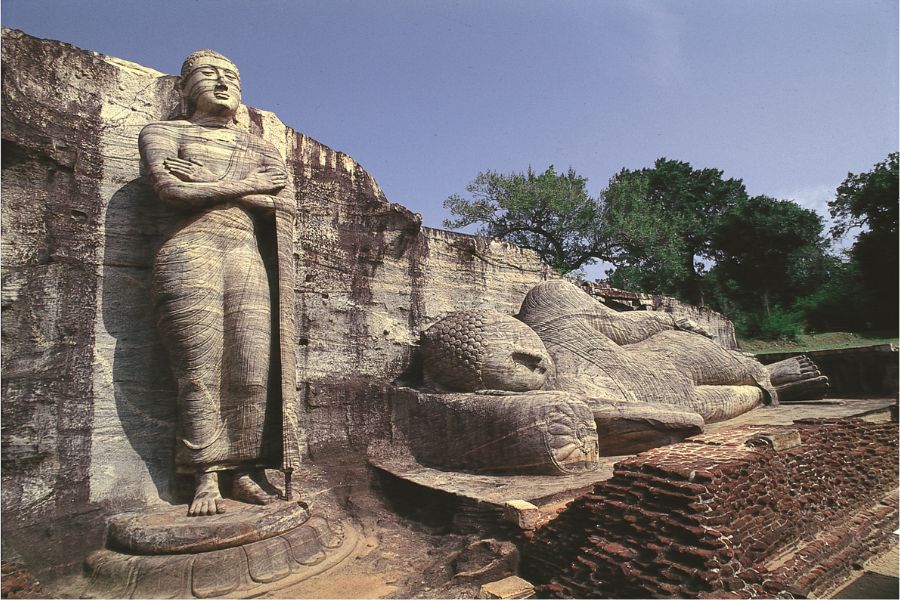 Polonnaruwa in Sri Lanka 