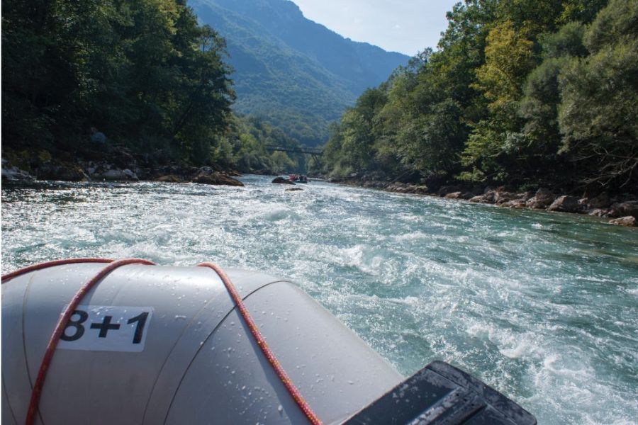 Water rafting at Kithulgala in Sri Lanka 