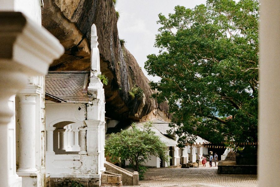 Dambulla temple in Sri Lanka