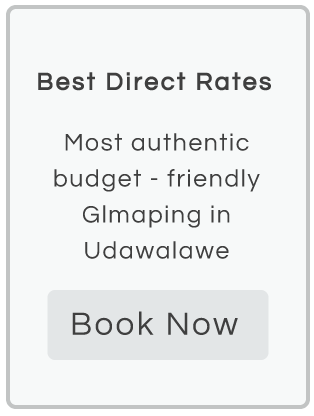 budget friendly glamping udawalawe