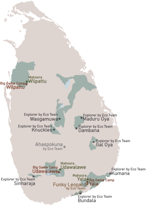Map - Eco Team Camps and Lodges